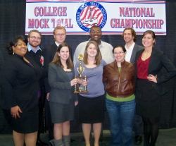 Mock Trial Team Earns Honorable Mention in National Tournament